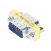 TECLINE Mini gender changer, 15-pólusú HD D-Sub dugó – dugó VGA-hoz (50408)