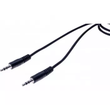 EXERTIS CONNECT 3,5 mm-es sztereó audiokábel dugó–dugó, 1,5 m, fekete 108569