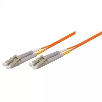 TECLINE OM1 üvegszálas patchkábel LC duplex–LC duplex, 62,5/125 µm, narancssárga, 30 m 86330
