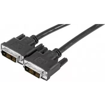 EXERTIS CONNECT DVI-D Single Link monitorkábel, 18+1 pólusú dugó–dugó, 1,8 m, fekete 127475