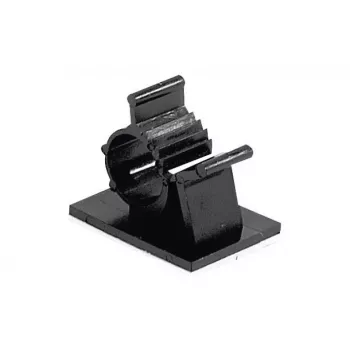 EXERTIS CONNECT kábelrögzítő, kábelrögzítő klipsz, öntapadós, 100 darabos csomag 14,7 mm–19,1 mm (629031)