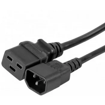 EXERTIS CONNECT IEC C14 – C19 tápkábel-hosszabbító 3m fekete 808007