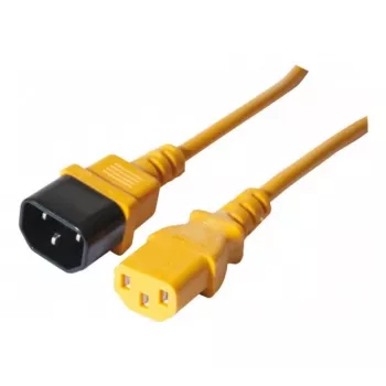 EXERTIS CONNECT tápkábel-hosszabbító IEC C14 – C13, 1,8 m, narancs EXC808075