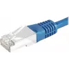 Exertis Connect 856850 Cat6 S/FTP patchkábel, 1 m, kék