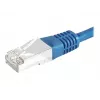 Exertis Connect 856850 Cat6 S/FTP patchkábel, 1 m, kék