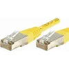 Exertis Connect Cat6 S/FTP patchkábel, 1 m, sárga 856849