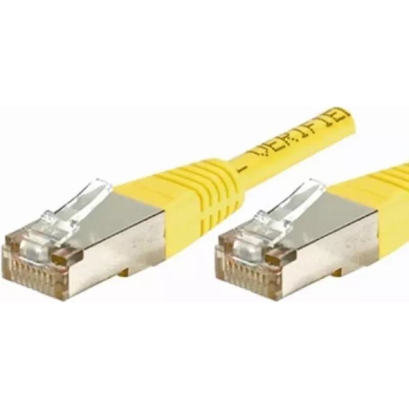 Exertis Connect Cat6 S/FTP patchkábel, 1 m, sárga 856849