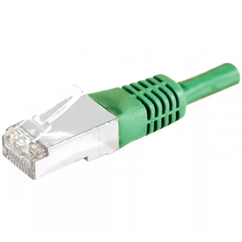 EXERTIS CONNECT CAT.6 S/FTP patchkábel, 0,5 m, zöld 856830