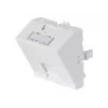 Dexlan Front Plate Insert 45 x 45 mm for 1 Keystone Module, 30°, Signal White RAL 9003 (911712)