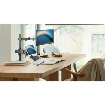 EXERTIS CONNECT asztali tartószerelvény monitorhoz és laptophoz, 13-32 inch, acél, rúdcsipesz/hüvely, csuklókarok, VESA 75/100 915170
