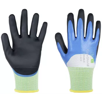 Honeywell CoreShield Double vágásvédő kesztyű, 6-os méret, szürke/fekete, 1 pár 23-0D23W/06