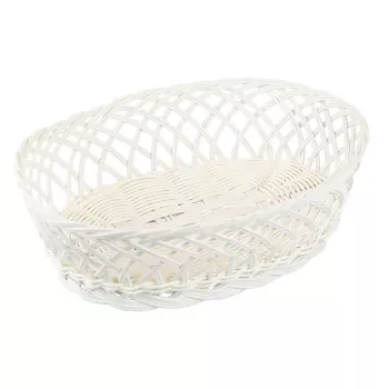 KESPER téglalap alakú tárolókosár fehér 31x23,5x8,5 cm