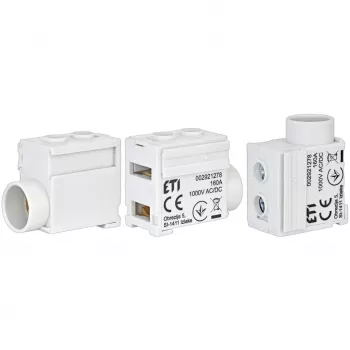 ETI 002921278 gyűjtősín-összekötő EFB-50 csavaros kapocs 50A 400V