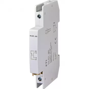 ETI 002069001 segédkapcsoló PS EFI-MD, 1 NO + 1 NC, 230 V AC, 6 A, 50/60 Hz