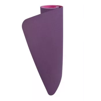 SCHILDKROT kétszínű jógamatrac, 4 mm, lila/rózsaszín, PVC-mentes, csúszásmentes, 1830 x 610 mm 960269