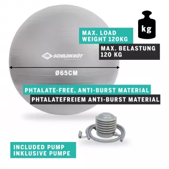 SCHILDKROT tornlabda 65 cm ezüst Anti-Burst 960156