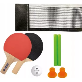 DONIC SCHILDKRÖT mini asztalitenisz szett – 2 FSC ütő (140 x 90 mm), labda, háló 788460