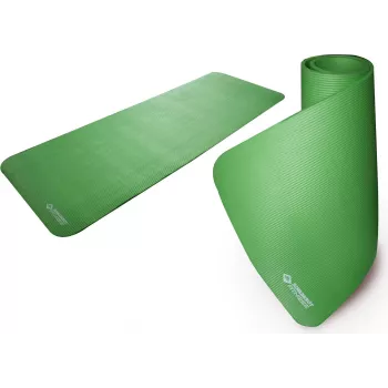 SCHILDKROT fitneszmatrac, 15 mm, zöld, csúszásmentes szintetikus gumi, 180 x 60 cm 960051