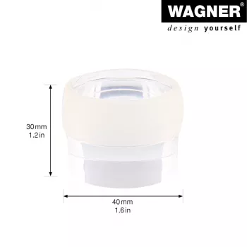 Wagner Design Yourself EH 5222 átlátszó öntapadós ajtóütköző, 40 mm átmérő, 22 mm magasság 15522211