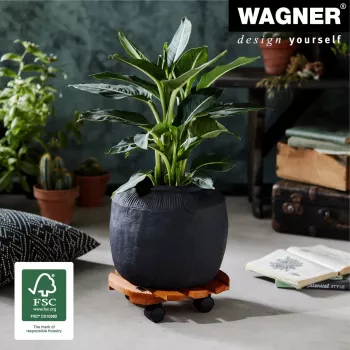 WAGNER Multiroller Country gesztenyebarna kerek növénygörgő 20018201