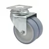 Wagner design yourself ECO RO 1577 szürke iker forgó görgő, 50 mm kerék, 50 kg teherbírás, lapos rögzítés 3157701