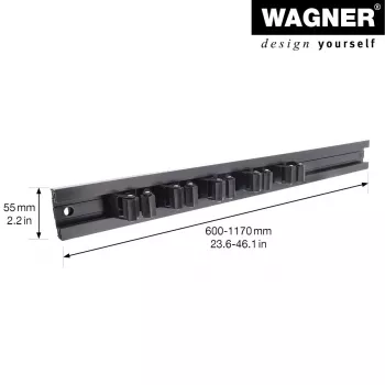 Wagner design yourself WH 2096 fali tartó fekete (15209611)