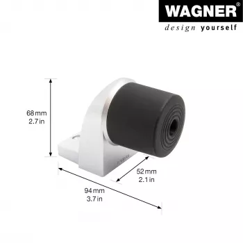Wagner design yourself EH 5001 ajtóütköző cinköntvényből és műanyagból (15500111)