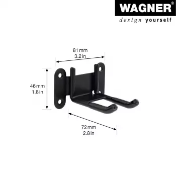 Wagner design yourself WH 2092 fali tartó fekete (15209201)