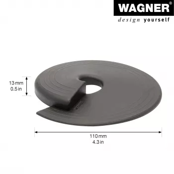 Wagner design yourself EH 6981 ajtóütköző, öntapadós, átlátszó, TPE, 38 mm átmérő, 22 mm magasság 15698101