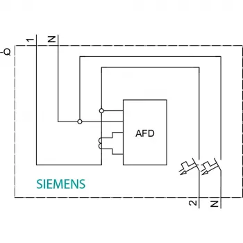 Siemens SENTRON 5SV6016-7GV16 AFDD/MCB 6kA C16 1P+N 1TE (12 darabos csomag)