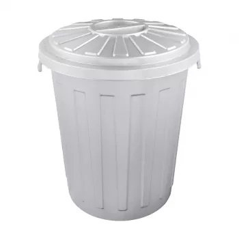 KEEEPER Mats hulladéktároló 23L Maxi Ø36x42cm ezüst