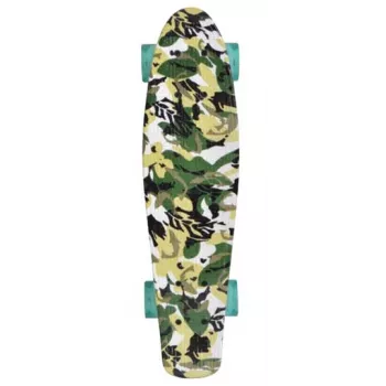 SCHILDKROT Retro gördeszka Free Spirit Camouflage polipropilén (PP), megerősített deck 560 x 140 mm, 1 db (510781)