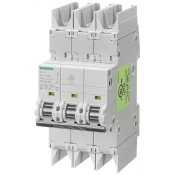 Siemens SENTRON 5SJ4 3 pólusú kismegszakító, C karakterisztika, 16 A, 6 kA, 400 V AC 5SJ43167HG42
