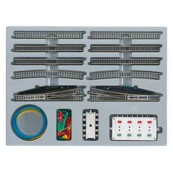 Märklin 08191 Z nyomtáv bővítőkészlet E elektromos váltókkal