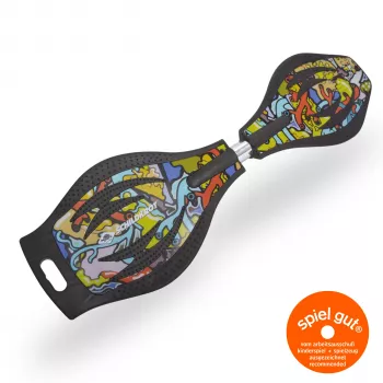 SCHILDKROT waveboard Good Vibes Graffiti nagy műanyag deck csúszásmentes felülettel 510801