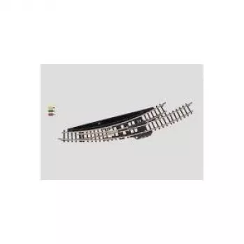 Märklin Z nyomtáv elektromágneses íves váltó bal - fekete/sárga 8568