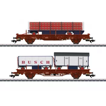 Märklin 45042 H0 2 részes teherkocsi-készlet Zirkus Busch a DR-től