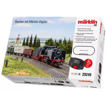 Märklin 29249 H0 digitális kezdőcsomag helyi tehervonat BR 24-gyel a DB-től