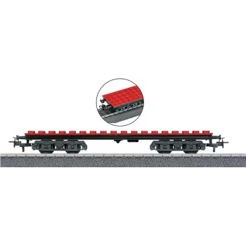 Märklin 44734 H0 építőelemkocsi, fekete/piros