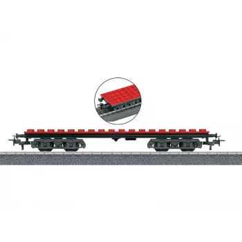 Märklin 44734 H0 építőelemkocsi, fekete/piros
