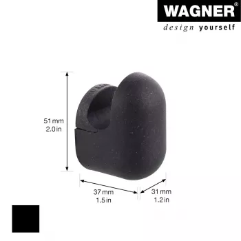 Wagner design yourself PILL ruhaakasztó fekete 1 darab (WH 0401) 17040121