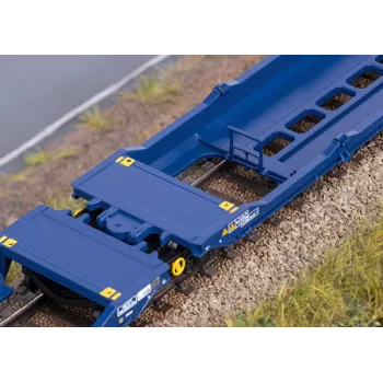 Märklin 47474 Sdggmrss ikerzsebes kocsi H0 1:87 méretarány kobaltkék 393 mm