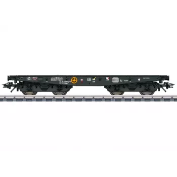 Märklin 048757 nehéz lapos kocsi Fendt 930 Vario traktor rakománnyal, H0 (1:87), V. korszak