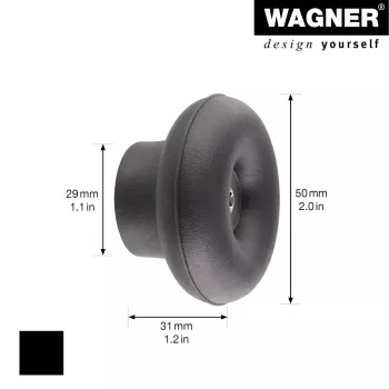 Wagner Design Yourself DOT ruhaakasztó GH 0202, 1 kampó, fekete 17020221