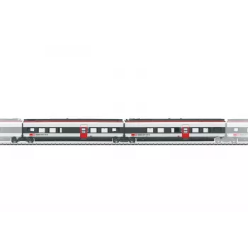 Märklin 043451 H0 SBB Giruno kiegészítő kocsi szett, 2 részes, VI. korszak