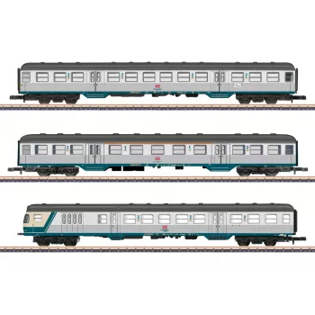 Märklin 087183 Z méretarány kocsi szett Karlsruher Kopf DB A
