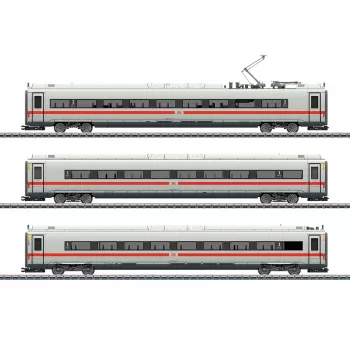 Märklin 43726 kiegészítő kocsi szett az ICE 4-hez, HO méretarány, szürke
