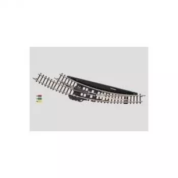 Märklin Z nyomtávú elektromágneses jobb ívváltó - fekete/sárga (8569)