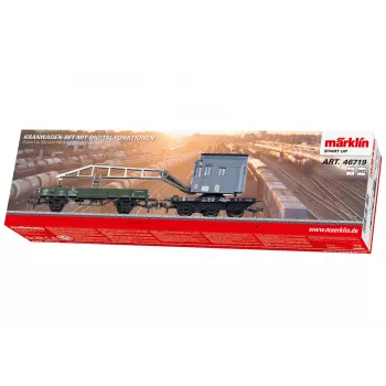Märklin 46719 H0 digitális DB vasúti daru