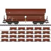 Märklin 000730 H0 24 darabos tolófedeles vagon készlet Tals 968 DB IV. korszak AC
